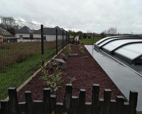 Ajout de verdure et de plantes chez un client